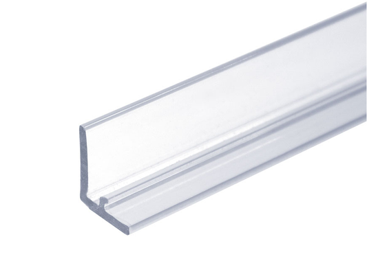 KC Hardware L-Shape Jamb Seal Bumper, Shower Door Bottom Seal for 3/8" and 1/2" Shower Doors - 95" Length