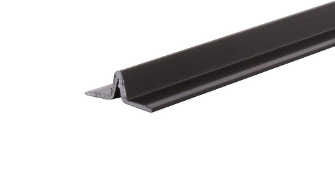 72 Inch Aluminum Sliding Screen Door Track, Black