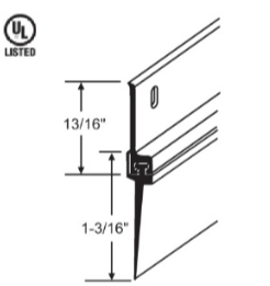 KC Hardware 36-Inch Dark Bronze Anodized Aluminum & Vinyl Door Bottom Sweep – Durable and Premium All-Weather Seal for Interior and Exterior Door Bottoms