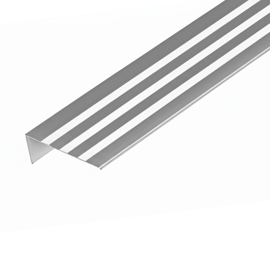 Mill Aluminum Stair Nosing 36" length – Heavy-Duty Stair Edge Protector, Non-Slip Stair Nose Molding, Scratch-Resistant Stair Sill Trim for Safety & Durability.