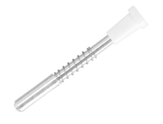 Window Screen Plunger Latches Windows Screen Replacement Plunger Pin Set 5/32 x 1-1/2 Inch for 3/4" Screen Frame Window Spring Replacement Parts, 25 Pack- White Color